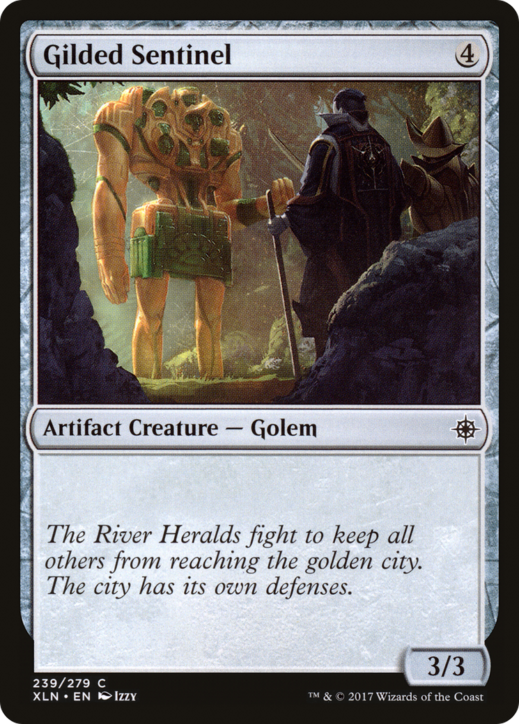 Gilded Sentinel (XLN-239)  - Ixalan