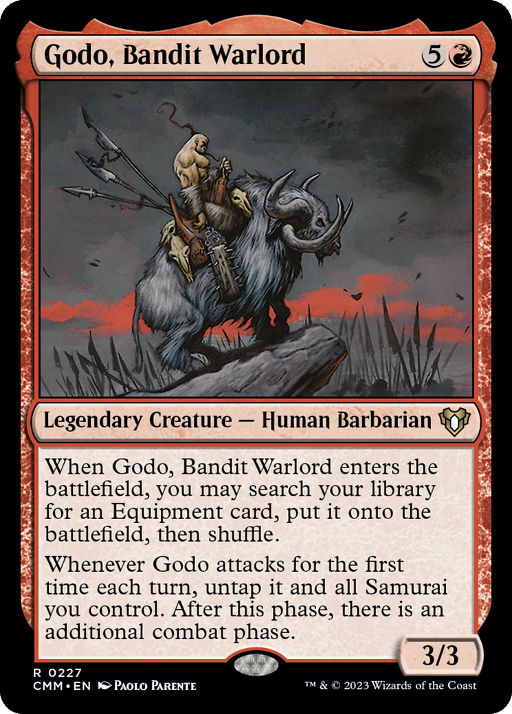 Godo, Bandit Warlord (CMM-227)  - Commander Masters