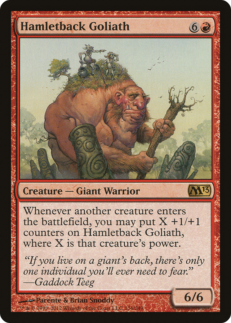 Hamletback Goliath (M13-136)  Foil - Magic 2013