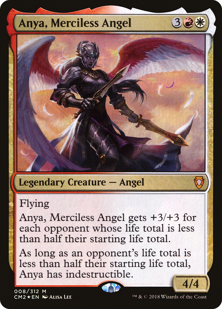 Anya, Merciless Angel (CM2-008)  Foil - Commander Anthology Volume II
