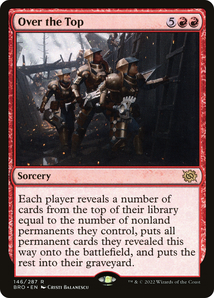 Over the Top (BRO-146)  Foil - The Brothers' War