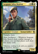 Sergeant John Benton (WHO-157)  Foil - Doctor Who