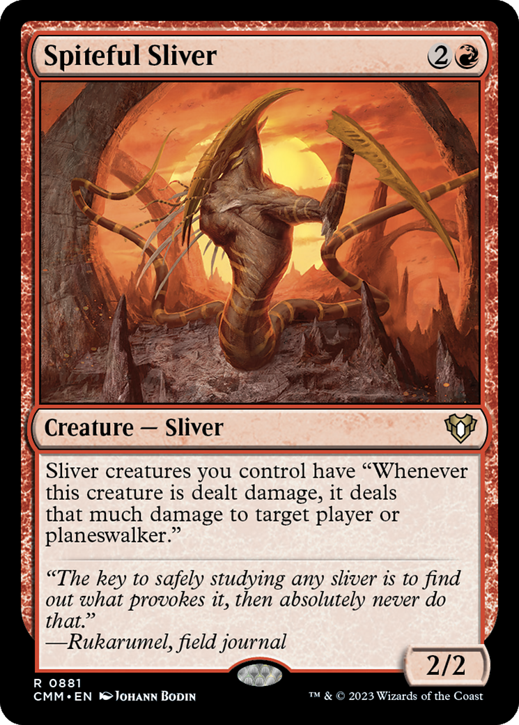 Spiteful Sliver (CMM-881)  - Commander Masters