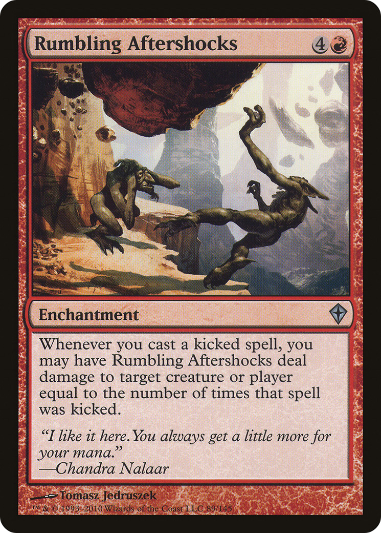 Rumbling Aftershocks (WWK-089)  Foil - Worldwake