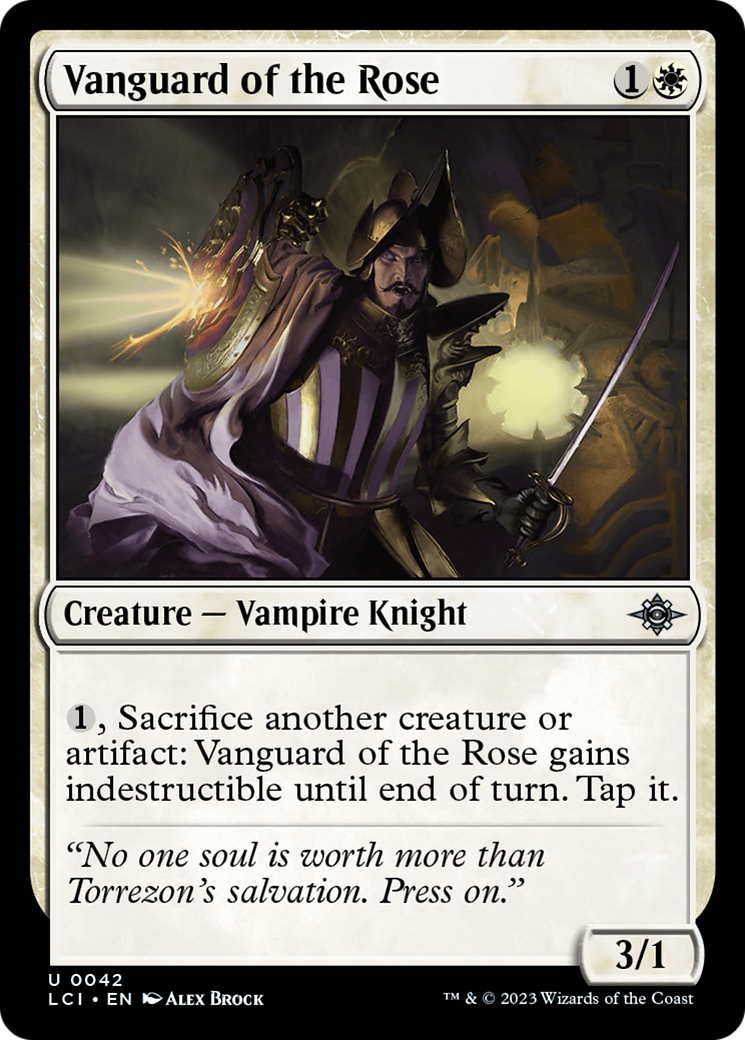 Vanguard of the Rose (LCI-042)  Foil - The Lost Caverns of Ixalan