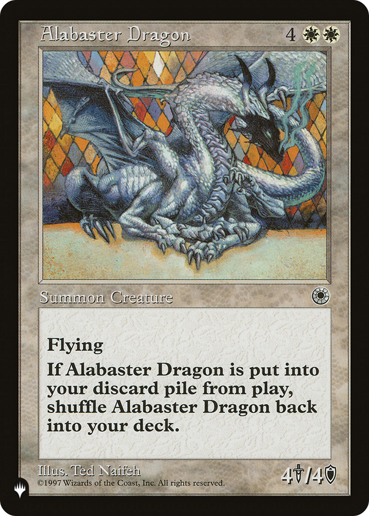 Alabaster Dragon (LIST-POR-1)  - The List