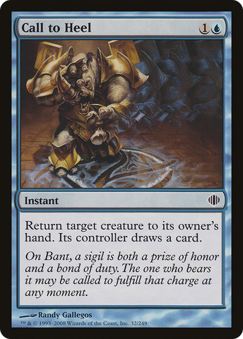 Call to Heel (ALA-032)  Foil - Shards of Alara