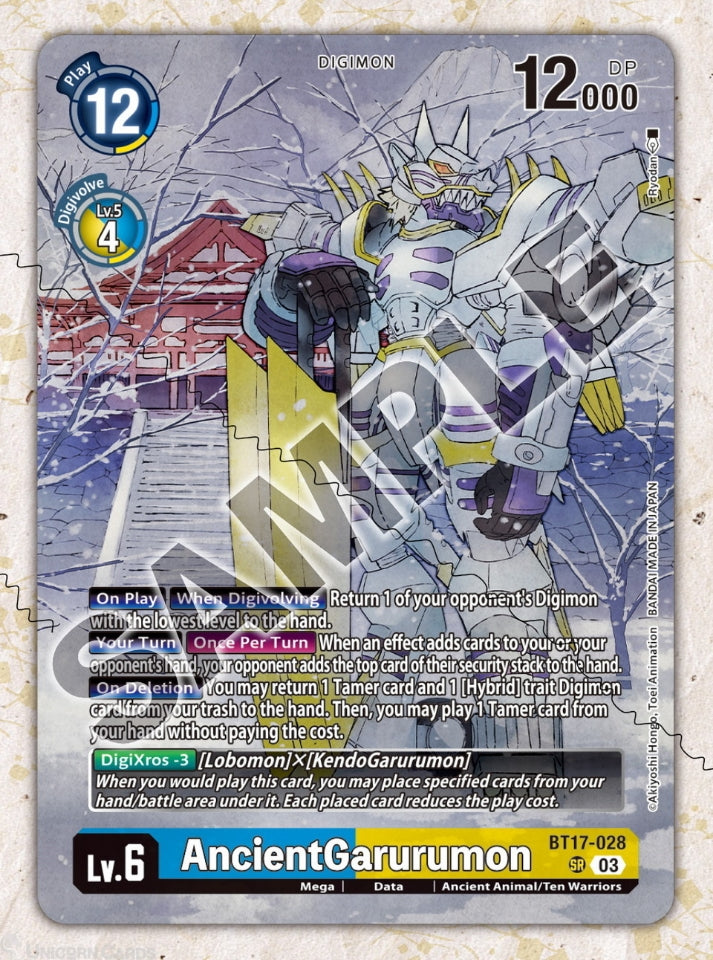 AncientGarurumon [BT17-028] (Tamer's Selection Box Ver. Championship 2024) [Secret Crisis]