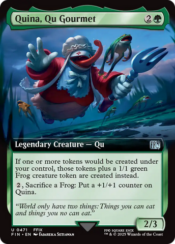 Quina, Qu Gourmet (Extended Art) (FIN-471)  Foil - FINAL FANTASY: (Extended Art)