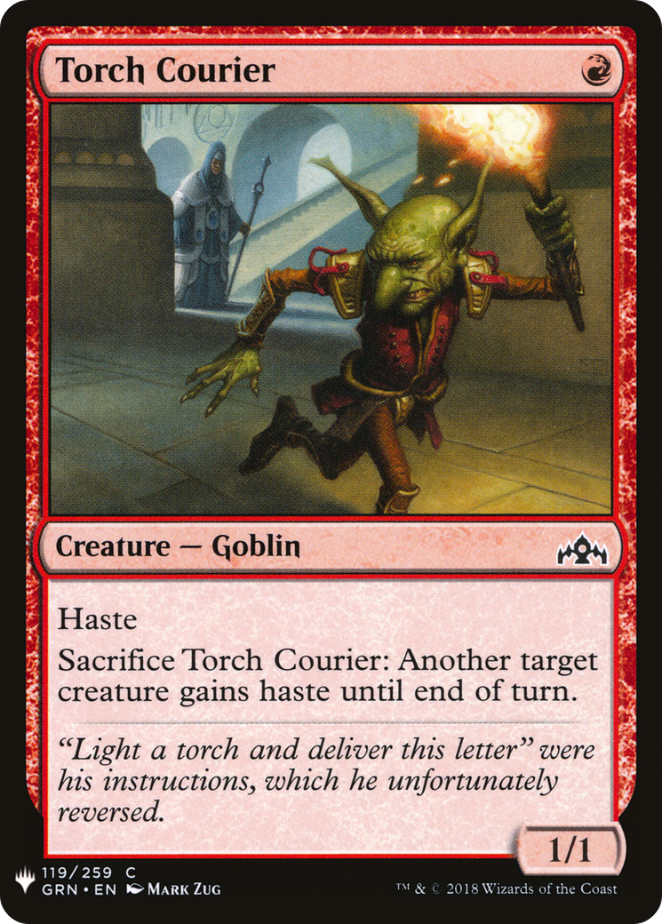 Torch Courier (LIST-119)  - The List