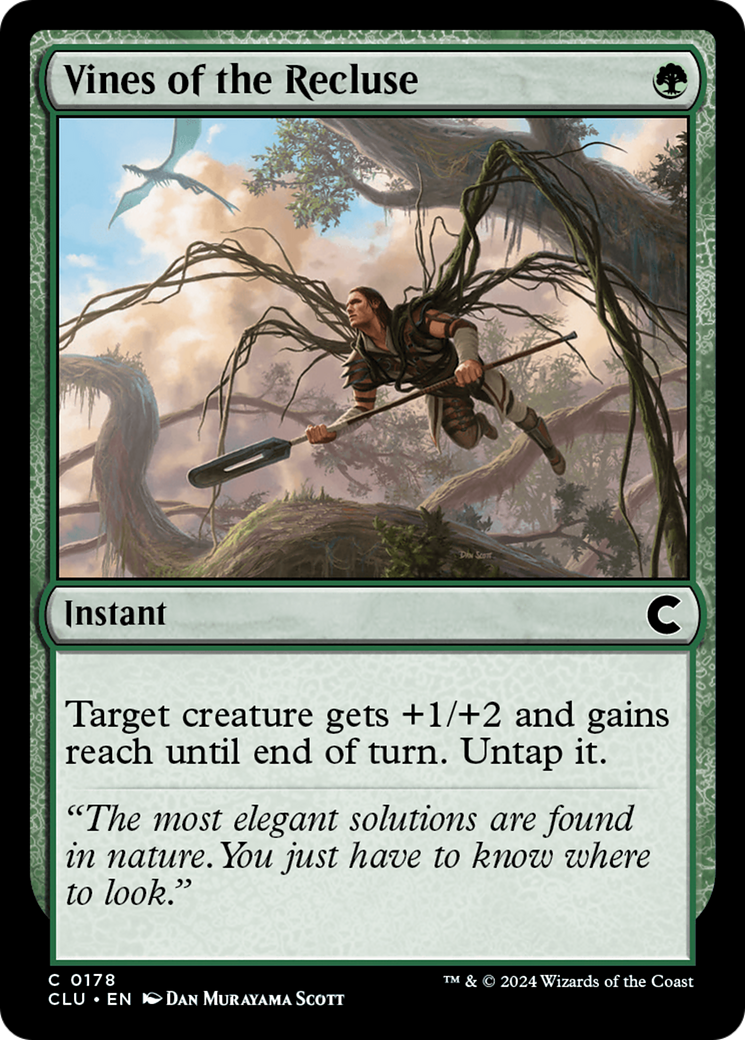 Vines of the Recluse (CLU-178)  - Ravnica: Clue Edition