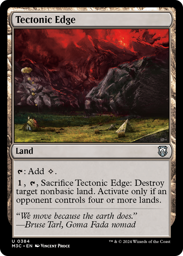 Tectonic Edge (M3C-384)  - Modern Horizons 3 Commander