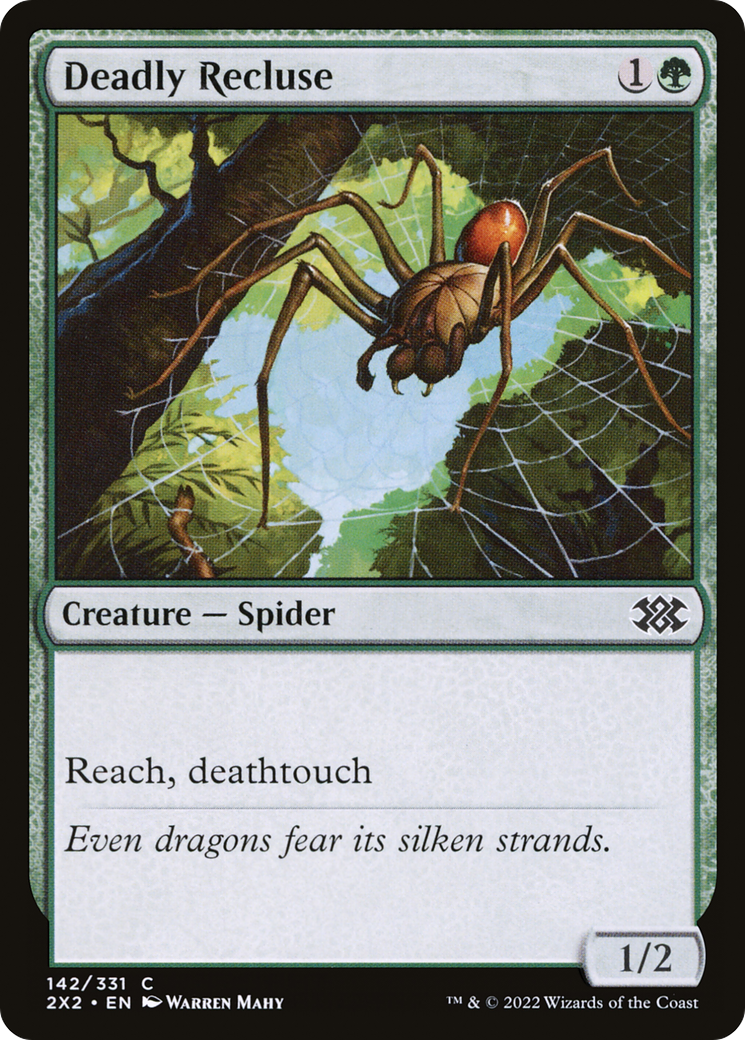 Deadly Recluse (2X2-142)  Foil - Double Masters 2022