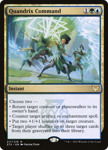 Quandrix Command (STX-217)  - Strixhaven: School of Mages