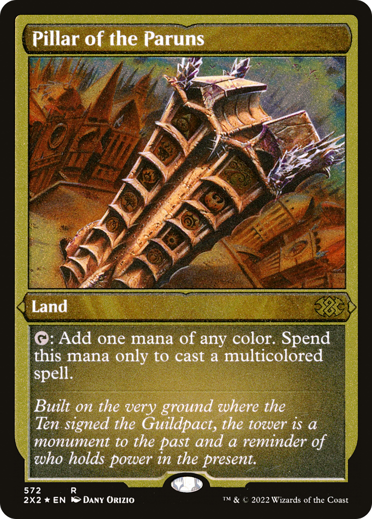 Pillar of the Paruns (Foil Etched) (2X2-572)  Foil - Double Masters 2022
