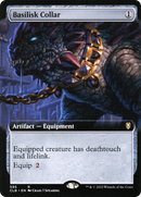 Basilisk Collar (Extended Art) (CLB-595) - Commander Legends: Battle for Baldur's Gate: (Extended Art) Foil