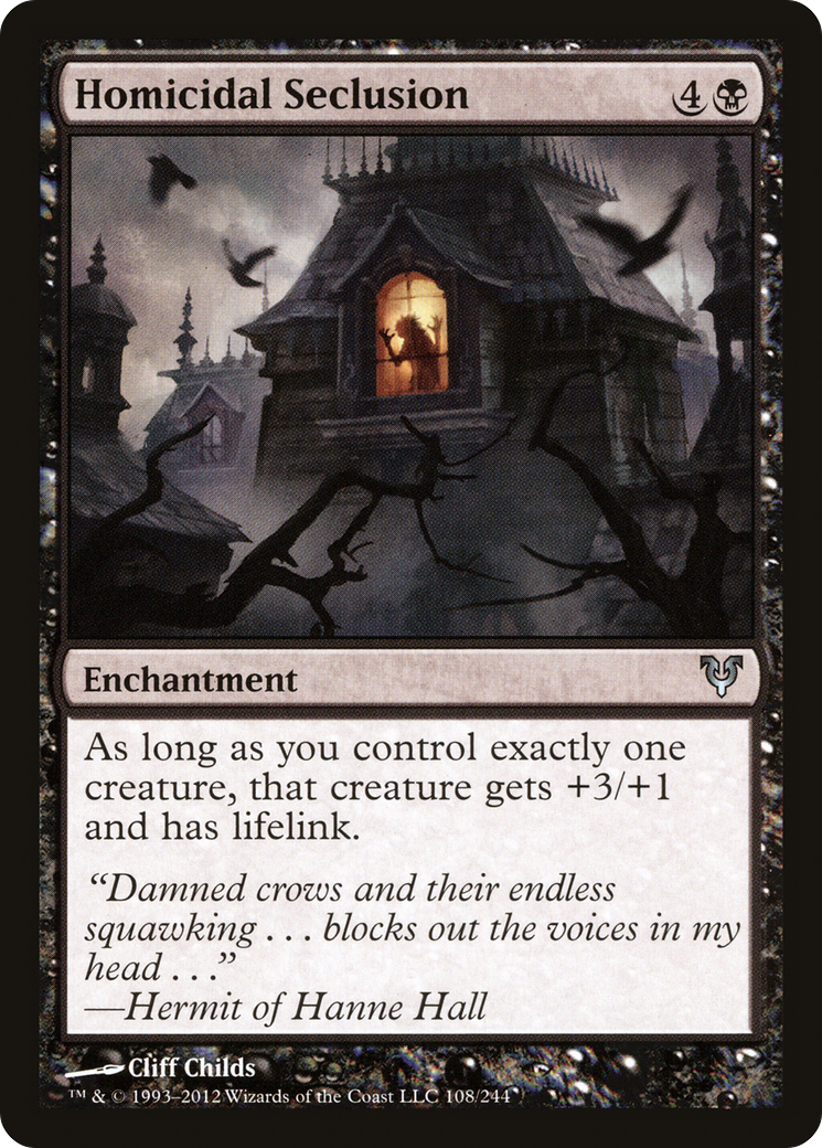 Homicidal Seclusion (AVR-108)  Foil - Avacyn Restored