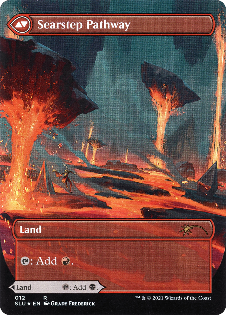 Blightstep Pathway (Borderless) (SLU-012) - Secret Lair: Ultimate Edition: (Showcase) (Borderless) Foil