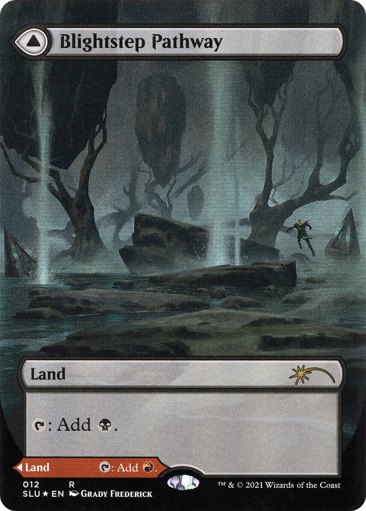 Blightstep Pathway (Borderless) (SLU-012)  Foil - Secret Lair: Ultimate Edition: (Showcase)