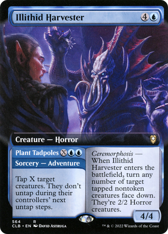 Illithid Harvester (Extended Art) (CLB-564)  Foil - Commander Legends: Battle for Baldur's Gate: (Extended Art)
