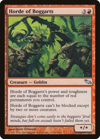 Horde of Boggarts (SHM-094)  Foil - Shadowmoor