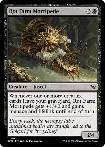 Rot Farm Mortipede (MKM-102)  Foil - Murders at Karlov Manor