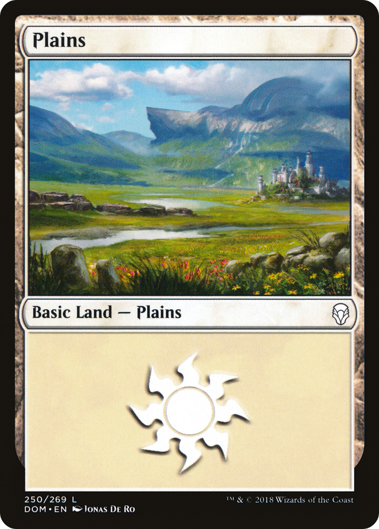 Plains (250) (DOM-250)  Foil - Dominaria