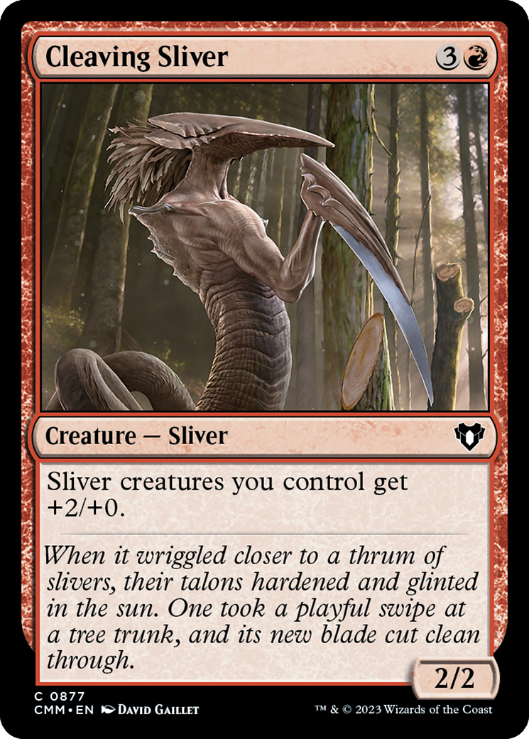 Cleaving Sliver (CMM-877)  - Commander Masters