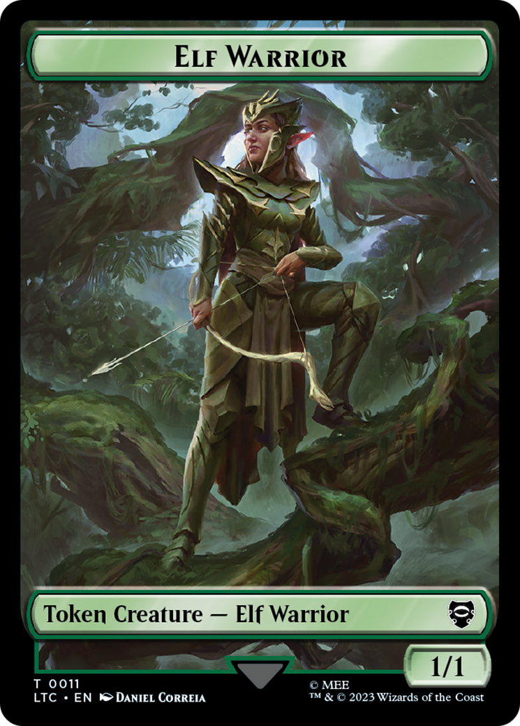 Elf Warrior (TLTC-011)  - Tales of Middle-earth Commander Tokens