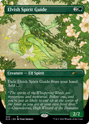 Elvish Spirit Guide (Borderless) (SLD-423)  - Secret Lair Drop