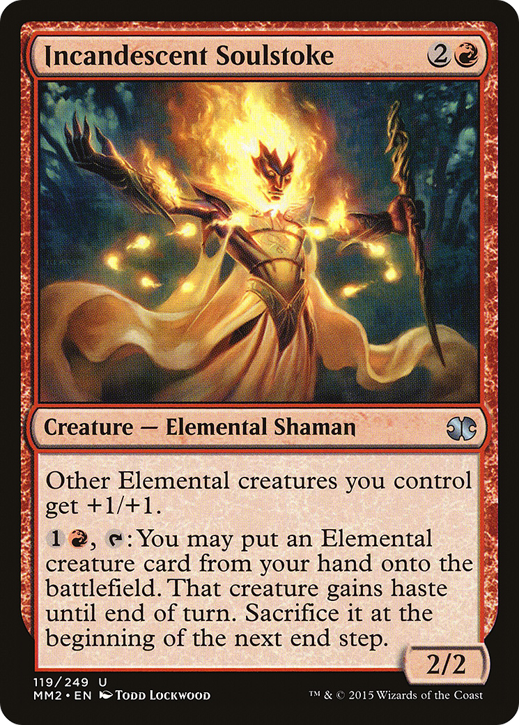 Incandescent Soulstoke (MM2-119)  Foil - Modern Masters 2015