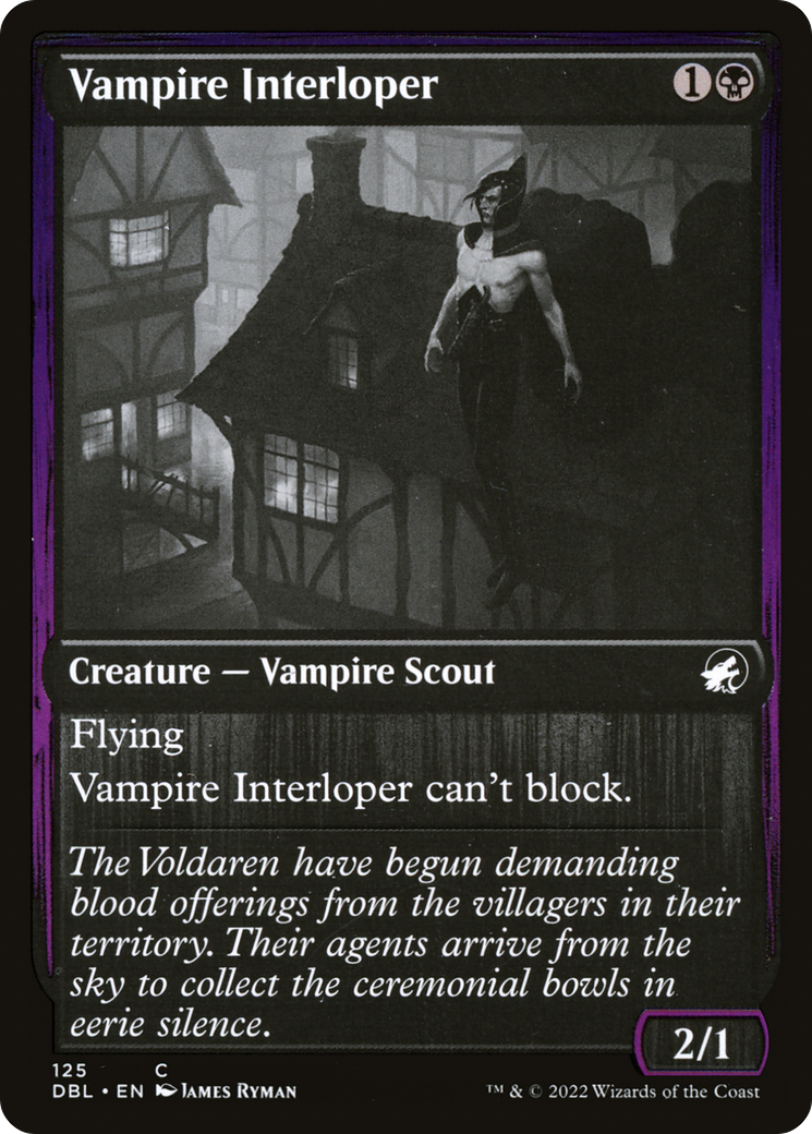 Vampire Interloper (DBL-125)  - Innistrad: Double Feature
