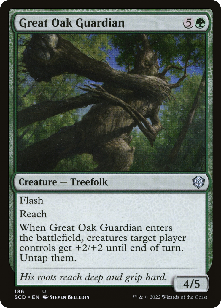 Great Oak Guardian (SCD-186)  - Starter Commander Decks