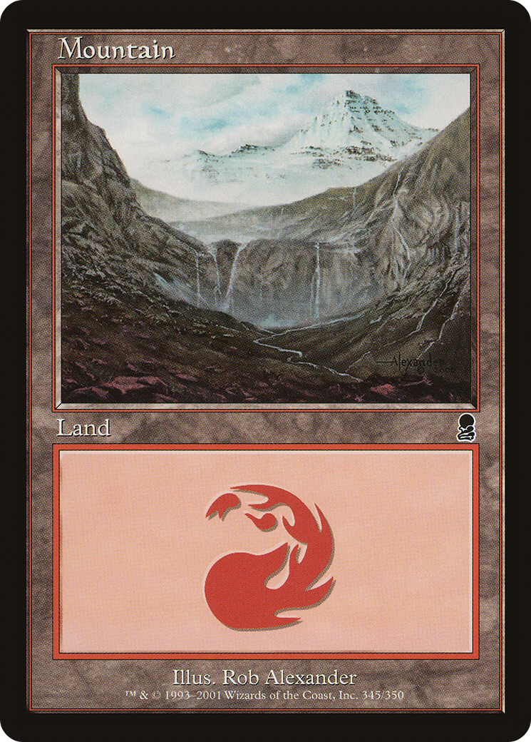 Mountain (345) (ODY-345)  Foil - Odyssey