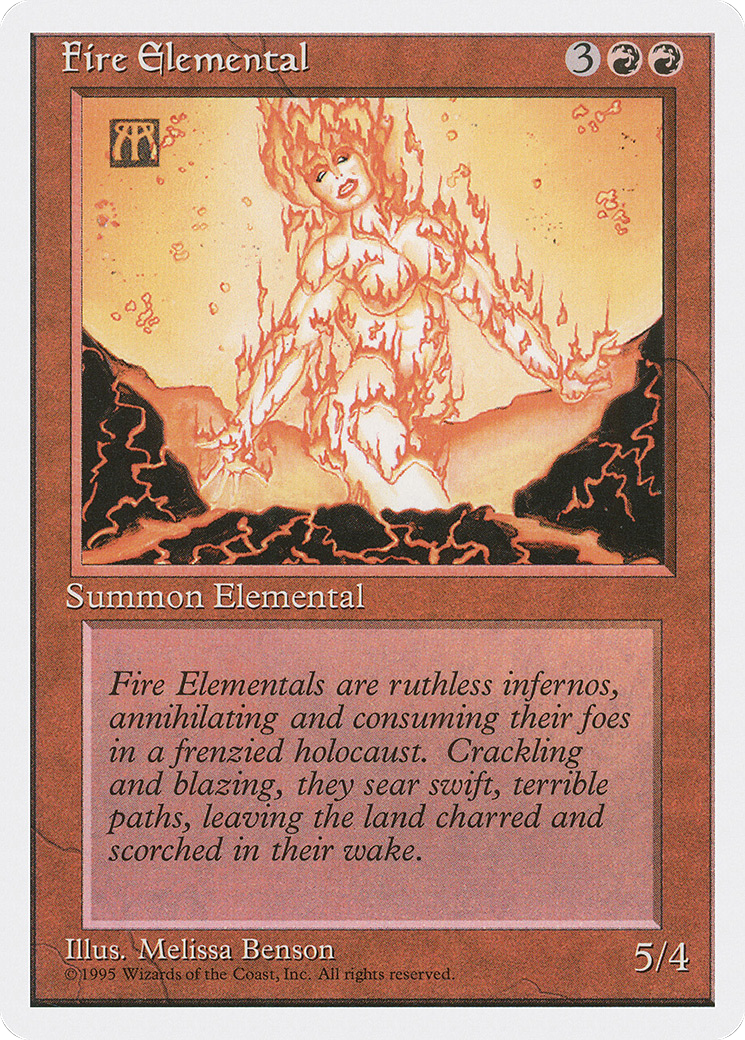 Fire Elemental (4ED-)  - Fourth Edition