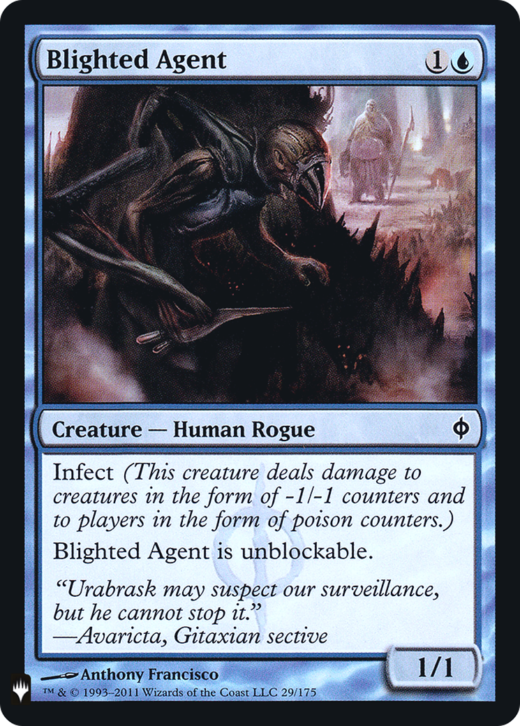 Blighted Agent (LIST-029)  Foil - The List