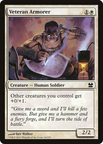 Veteran Armorer (MMA-034)  Foil - Modern Masters
