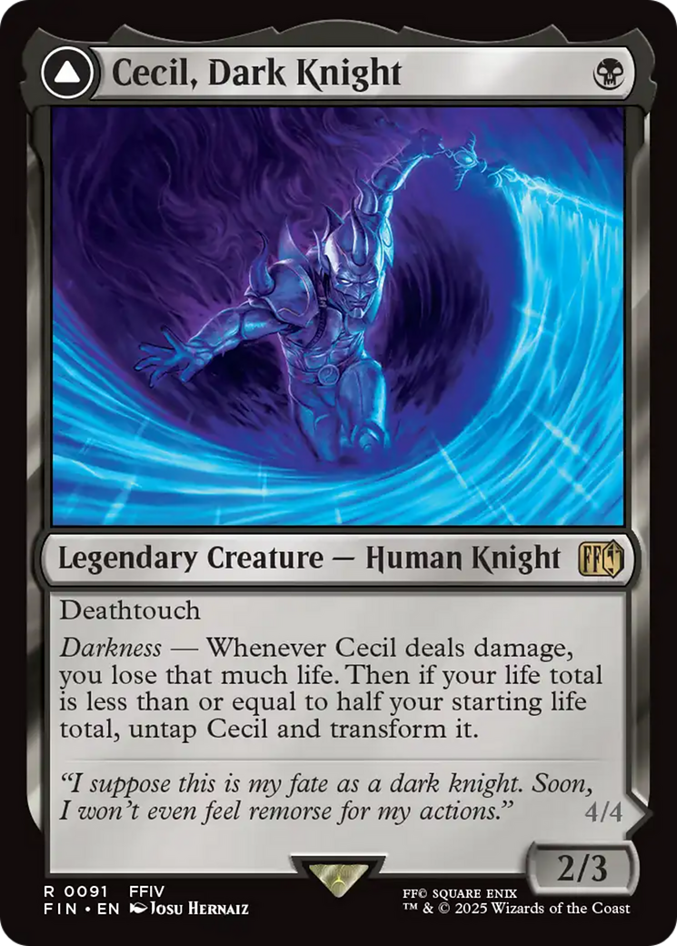 Cecil, Dark Knight (FIN-091)  - FINAL FANTASY