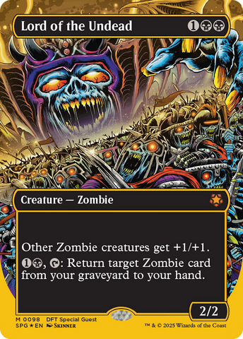 Lord of the Undead (Borderless) (First-Place Foil) (SPG-098)  Foil - Special Guests
