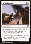 First Response (CMR-022)  Foil - Commander Legends