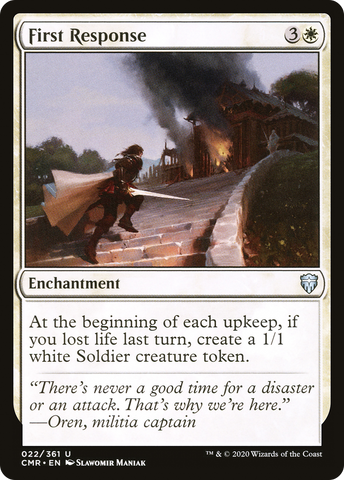 First Response (CMR-022)  - Commander Legends