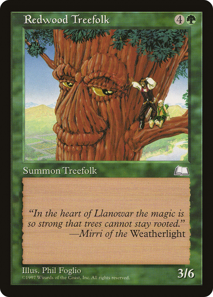 Redwood Treefolk (WTH-) - Weatherlight
