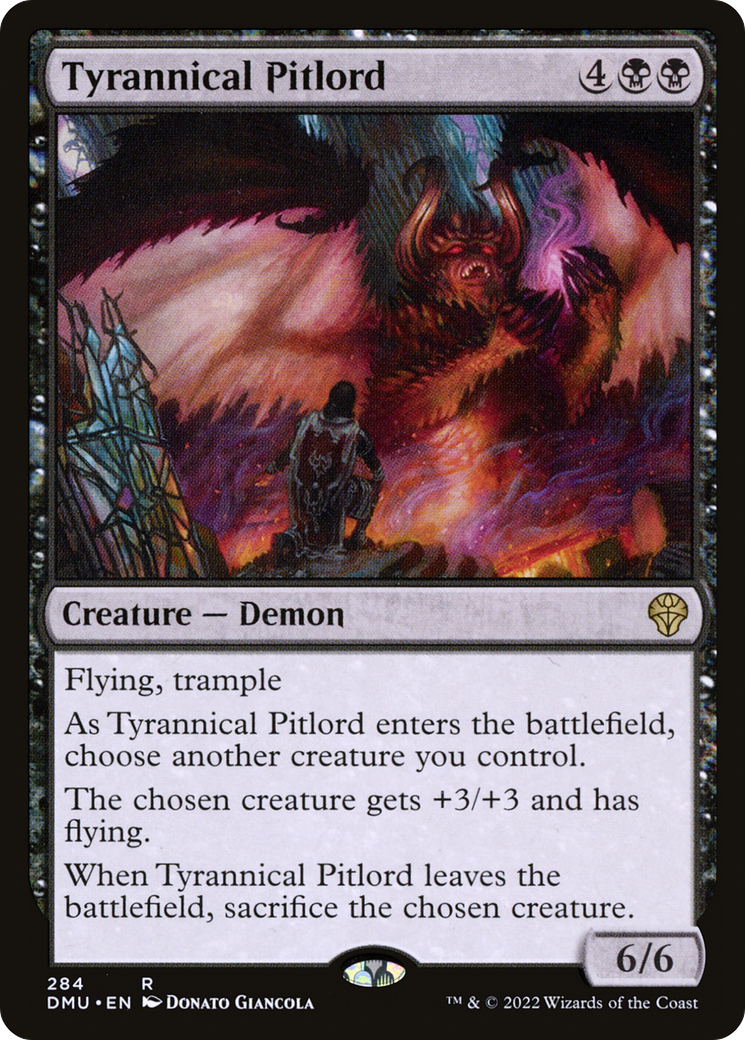 Tyrannical Pitlord (DMU-284)  Foil - Dominaria United