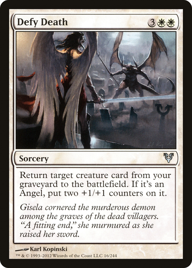 Defy Death (AVR-016)  - Avacyn Restored