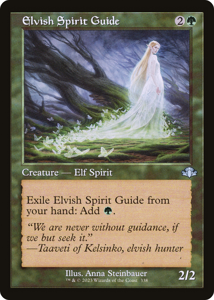Elvish Spirit Guide (Retro Frame) (DMR-338)  Foil - Dominaria Remastered