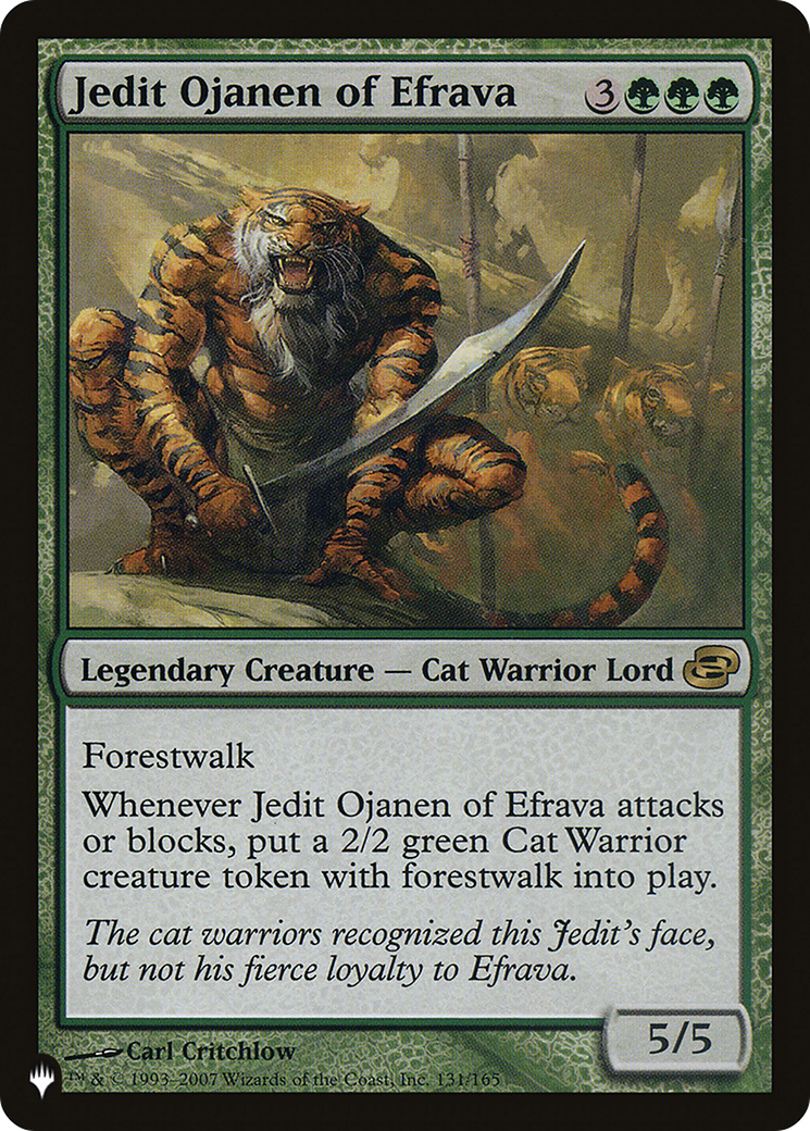 Jedit Ojanen of Efrava (LIST-131/165)  - The List