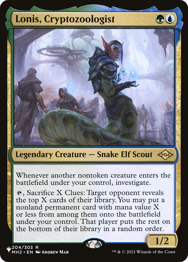 Lonis, Cryptozoologist (LIST-MH2-204)  - The List