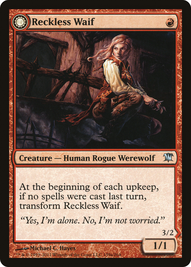 Reckless Waif (ISD-159) - Innistrad: (Double Faced Transform)