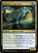 Quandrix Apprentice (STX-216)  Foil - Strixhaven: School of Mages