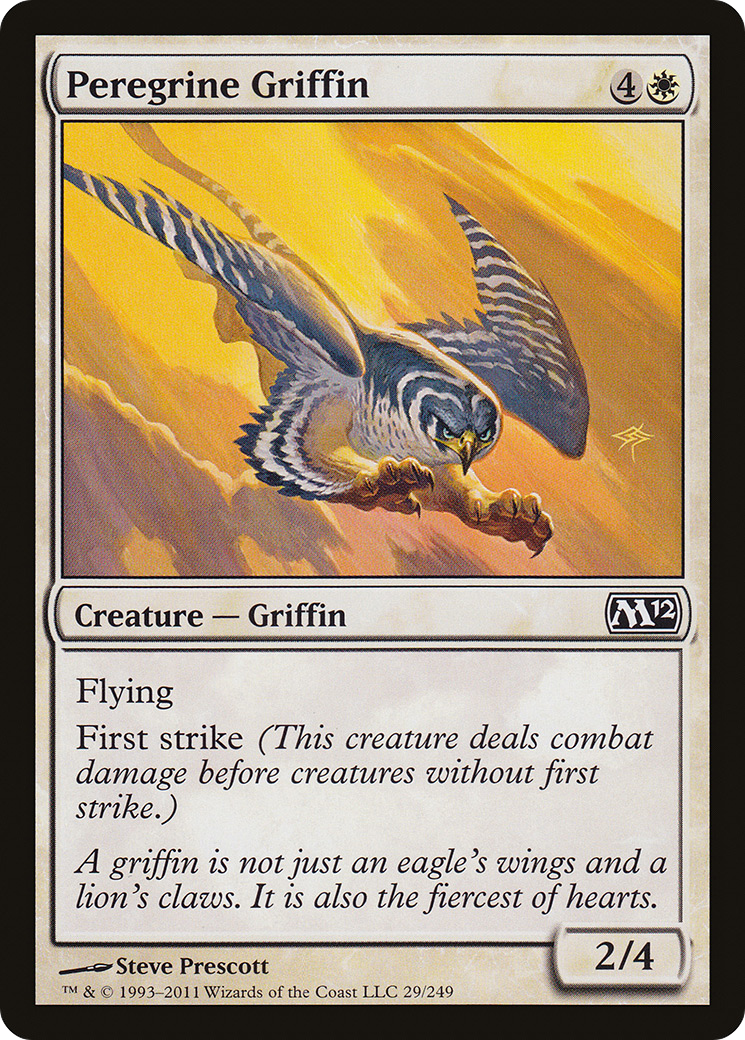 Peregrine Griffin (M12-029)  Foil - Magic 2012